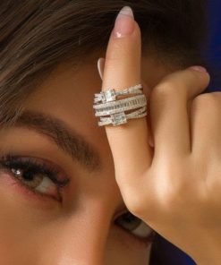 انگشتر نقره چندلاین