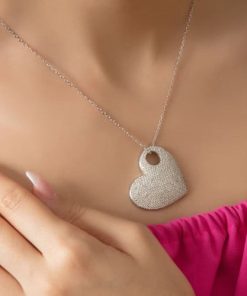 گردنبند نقره قلب
