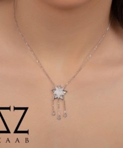 گردنبند نقره ستاره وصدف