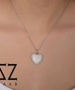 گردنبند نقره قلب