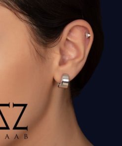 گوشواره نقره مدل حلقه