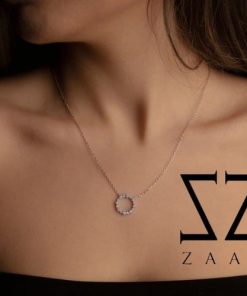 گردنبند نقره دایره