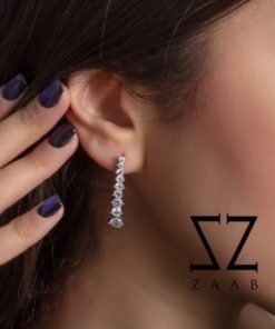 گوشواره نقره تنیسی