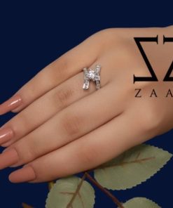 حلقه سولیتر نقره