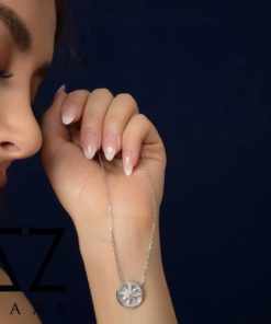 گردنبند نقره صدف وستاره