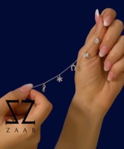 دستبندنقره آویزدار