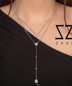 گردنبند نقره دولاین