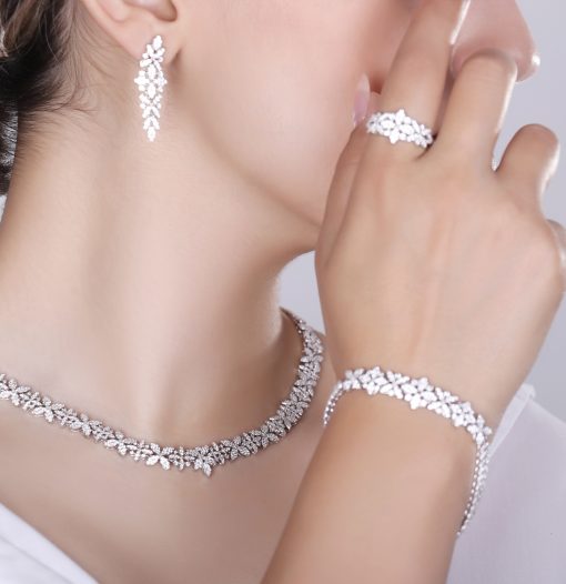سرویس نقره گل و پروانه