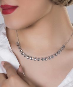 گردنبندنقره پولکی