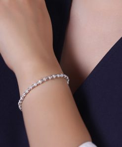 دستبند نقره ومروارید