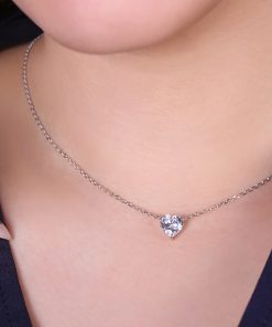 گردنبند نقره قلب