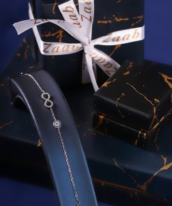 دستبندنقره چشم نظروبینهایت