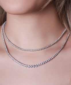 گردنبند نقره تنیسی