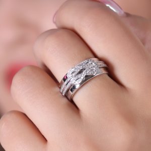حلقه نقره امگا