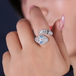 حلقه مار چشم آبی فری سایز