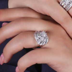 حلقه سولیتر تک نگین