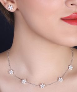 نیمست نقره مروارید شکوفه