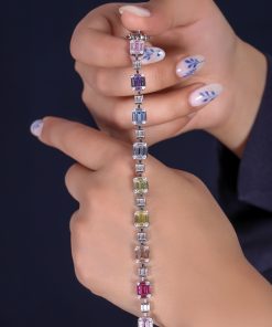 دستبند امرالدکات رنگی
