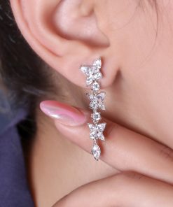 گوشواره شکوفه مارکیز بلند