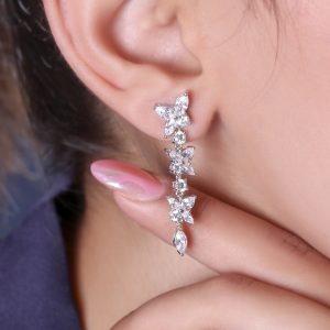 گوشواره شکوفه مارکیز بلند