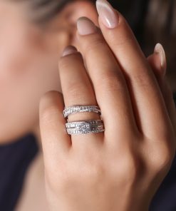 حلقه و پشت حلقه فلاور موجدار