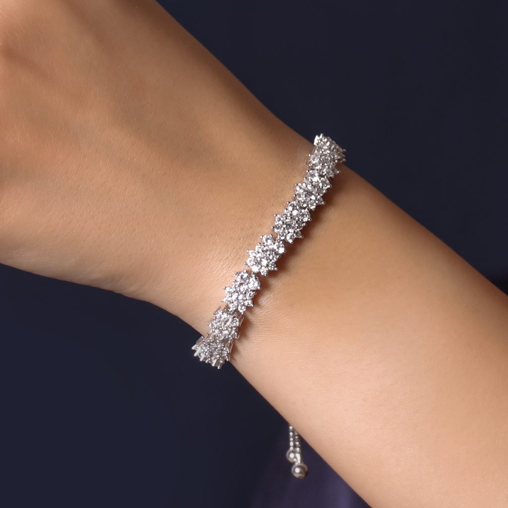 دستبند فلاور با قفل کرواتی