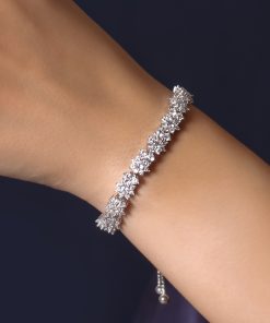 دستبند فلاور با قفل کرواتی