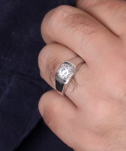 انگشتر مردانه تک نگین