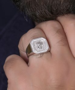 انگشتر مردانه طرح ورساچه