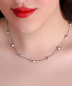 گردنبند گوی و زنجیر گوی دار