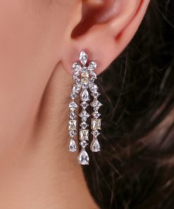 گوشواره الیزا طرح جواهر