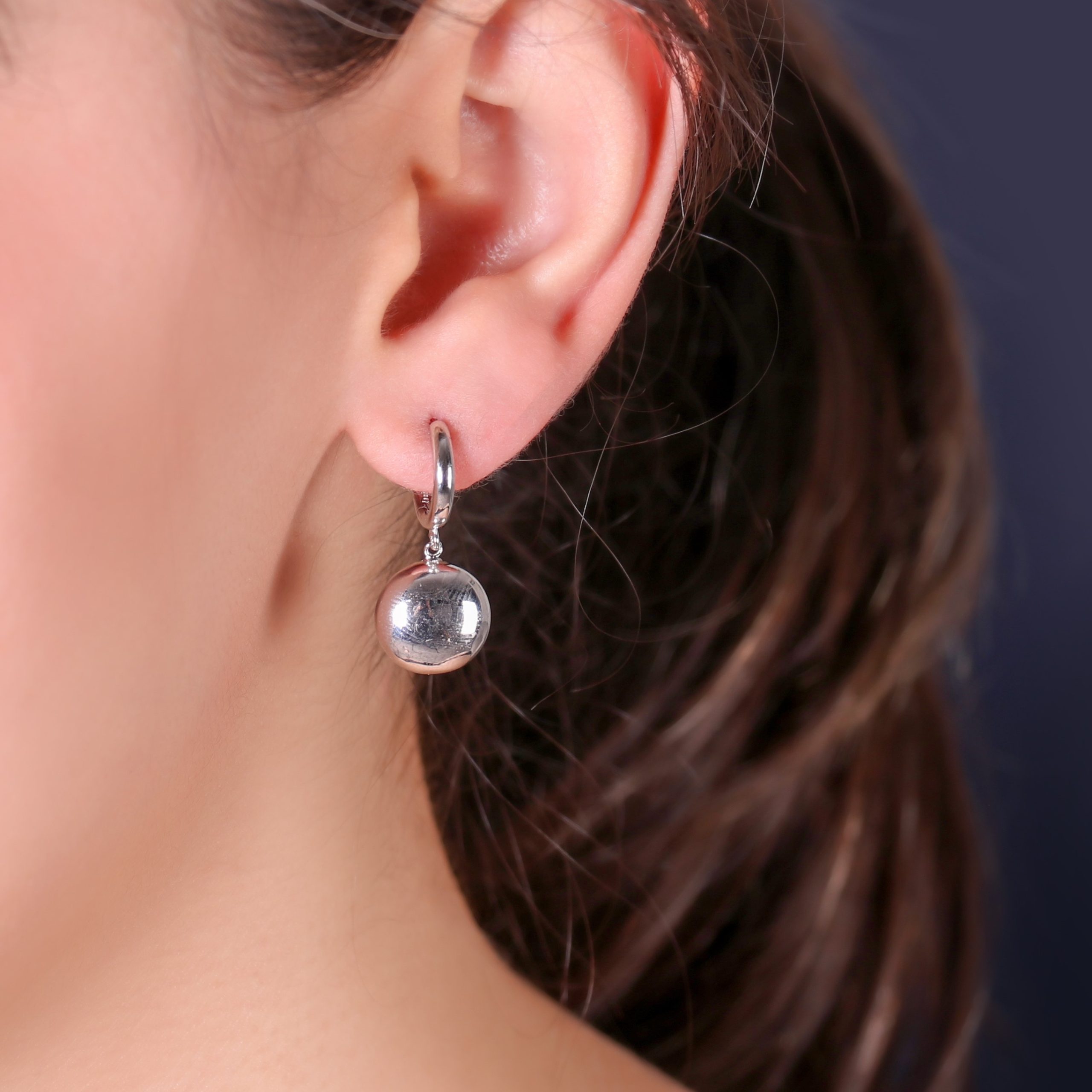 گوشواره حلقه ای اویز دایره