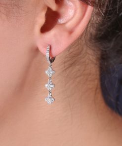 گوشواره حلقه ای با اویز ونکلیف