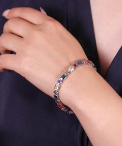 دستبند ابنباتی دور قاب ساده